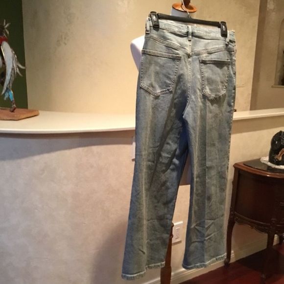 Free People Wales Wide Leg SZ 27 Button Fly - Picture 2 of 9